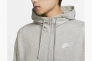 Толстовка Nike M Nsw Club Hoodie Fz Ft Grey BV2648-063 Фото 13