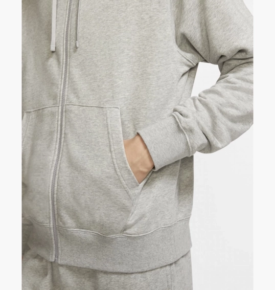 Толстовка Nike M Nsw Club Hoodie Fz Ft Grey BV2648-063 фото 15 — интернет-магазин Tapok