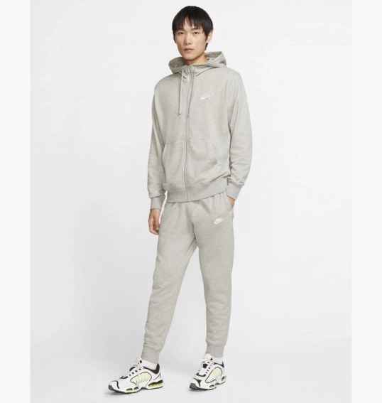 Толстовка Nike M Nsw Club Hoodie Fz Ft Grey BV2648-063 фото 16 — интернет-магазин Tapok
