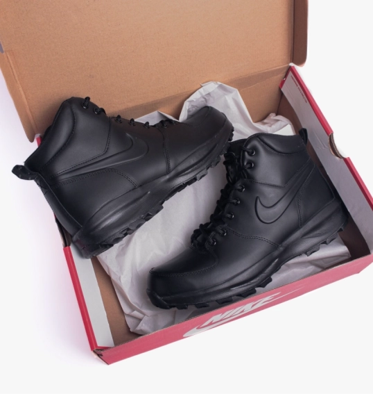 Кросівки чоловічі Nike Manoa Leather Black 454350-003 фото 15 — інтернет-магазин Tapok