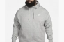 Толстовка Nike Nsw Club Hoodie Fz Grey BV2645-063 Фото 14