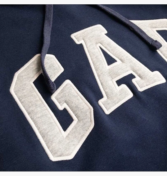 Толстовка Gap Logo Fleece Hoodie Royal Teal Blue 510981521 фото 12 — интернет-магазин Tapok