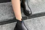 Челси женские кожаные черного цвета демисезонные Фото 2