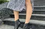 Ботильоны женские кожаные черного цвета на каблуках демисезонные Фото 7