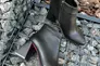 Ботильоны женские кожаные черного цвета на каблуках демисезонные Фото 14