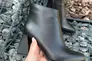 Ботильоны женские кожаные черного цвета на каблуках демисезонные Фото 15