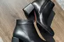 Ботильоны женские кожаные черные на каблуках демисезонные Фото 11