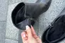 Ботильоны женские кожаные черные на каблуках демисезонные Фото 12
