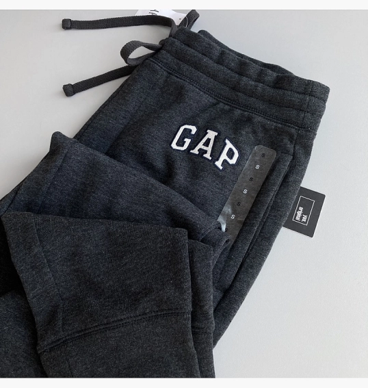 Брюки Gap Logo Fleece Pants Charcoal Gray 221236011 фото 38 — интернет-магазин Tapok