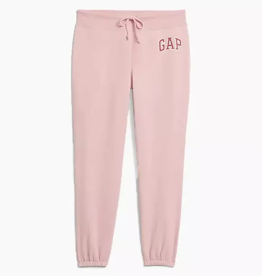 Брюки Gap Logo Joggers In Fleece pink standard 282908311 фото 1 — интернет-магазин Tapok
