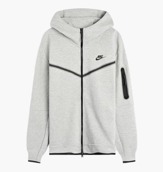 Толстовка Nike Sportswear Tech Fleece Grey CU4489-063 фото 6 — интернет-магазин Tapok