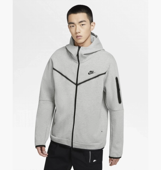 Толстовка Nike Sportswear Tech Fleece Grey CU4489-063 фото 11 — интернет-магазин Tapok
