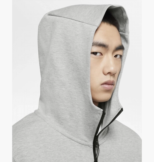 Толстовка Nike Sportswear Tech Fleece Grey CU4489-063 фото 13 — интернет-магазин Tapok