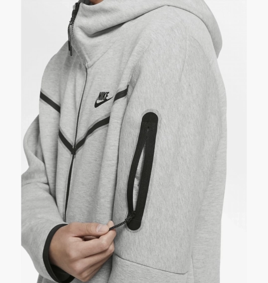 Толстовка Nike Sportswear Tech Fleece Grey CU4489-063 фото 15 — интернет-магазин Tapok