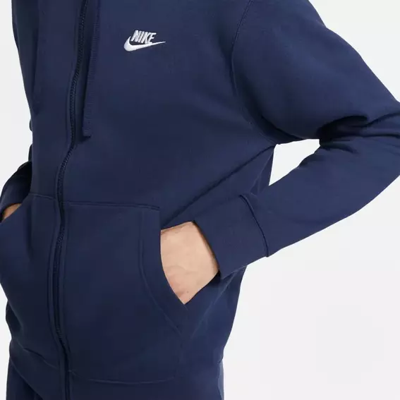 Толстовка Nike Sportswear Club Fleece Blue BV2645-410 фото 5 — интернет-магазин Tapok