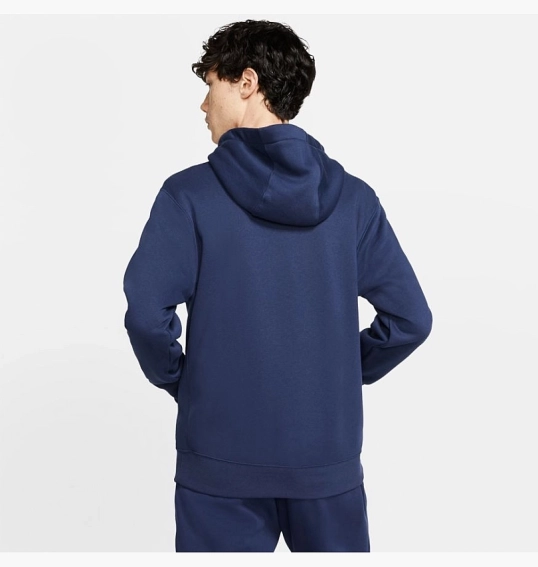 Толстовка Nike Sportswear Club Fleece Blue BV2645-410 фото 8 — интернет-магазин Tapok