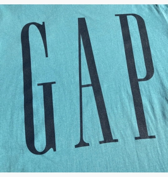 Футболка Gap Logo Calypso Blue 499630381 фото 17 — интернет-магазин Tapok