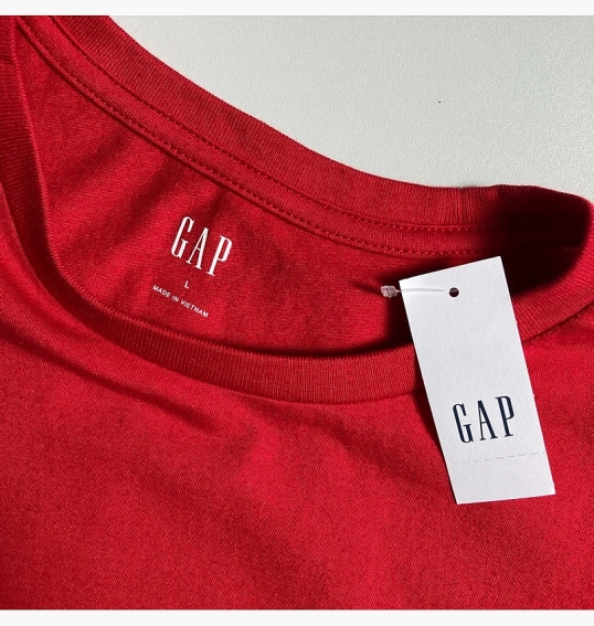 Футболка Gap Logo Crimson Red 547309311 фото 10 — интернет-магазин Tapok