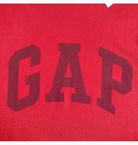 Футболка Gap Logo Crimson Red 547309311 фото 12 — интернет-магазин Tapok