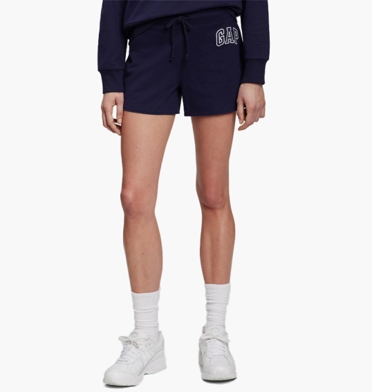 Шорти жіночі Gap Logo Fleece Navy Uniform 819925001 фото 13 — інтернет-магазин Tapok
