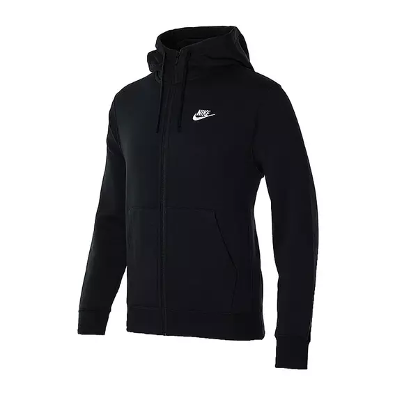 Толстовка Nike M NSW CLUB HOODIE FZ BB Black BV2645-010 фото 2 — интернет-магазин Tapok