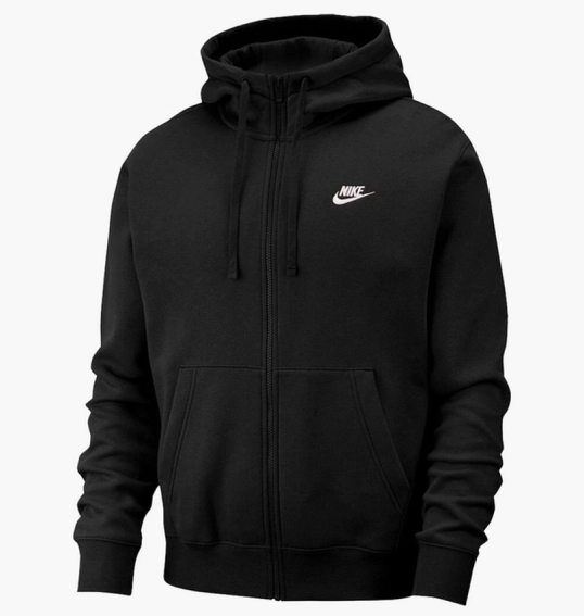 Толстовка Nike M NSW CLUB HOODIE FZ BB Black BV2645-010 фото 6 — интернет-магазин Tapok