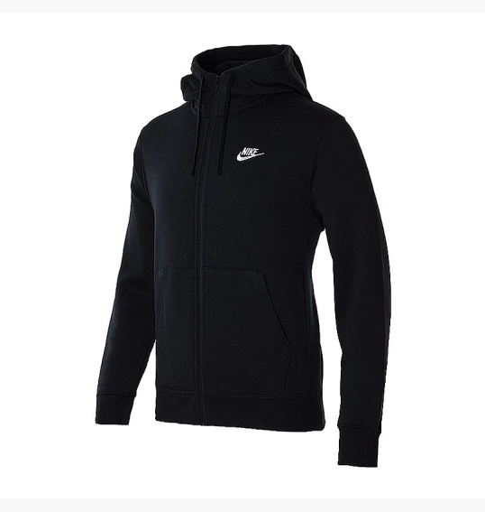 Толстовка Nike M NSW CLUB HOODIE FZ BB Black BV2645-010 фото 7 — інтернет-магазин Tapok