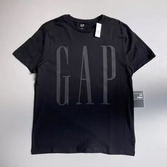 Футболка Gap Logo T-Shirt True Black 499630021 фото 7 — інтернет-магазин Tapok