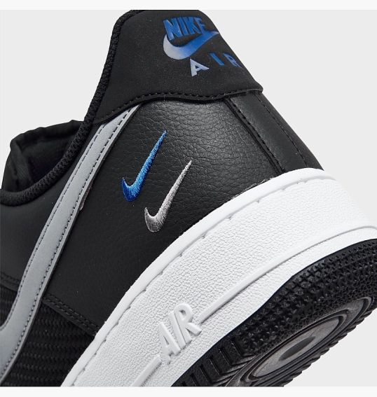 Кроссовки Nike Air Force 1 Low Se Mini Swoosh Casual Shoes Black Fd0666-001 фото 11 — интернет-магазин Tapok