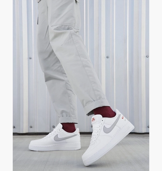 Кроссовки Nike Air Force 1 Low Se Mini Swoosh Casual Shoes White Fd0666-100 фото 15 — интернет-магазин Tapok