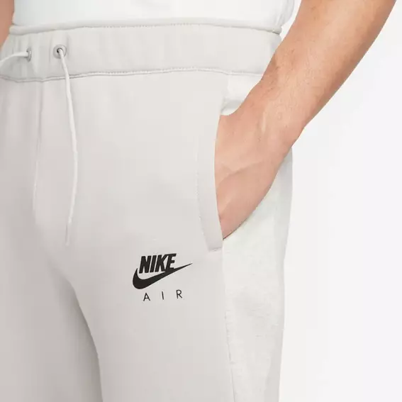 Брюки Nike Air Brushed Back Fleece Joggers White Dm5209-012 фото 5 — интернет-магазин Tapok