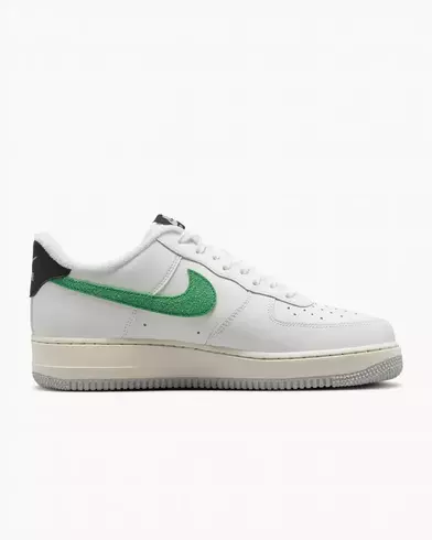 Nike air force 1 green swoosh sales