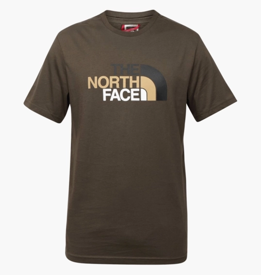 Футболка The North Face S/S Easy Tee Brown Nf0A2Tx321L1 фото 3 — інтернет-магазин Tapok