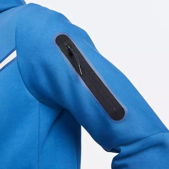 Толстовка Nike Ech Fleece Windrunner Hoodie Full Zip Light Blue Cu4489-407 фото 3 — інтернет-магазин Tapok