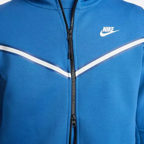 Толстовка Nike Ech Fleece Windrunner Hoodie Full Zip Light Blue Cu4489-407 фото 5 — інтернет-магазин Tapok
