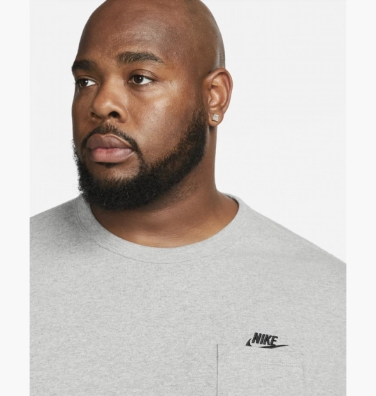 Футболка чоловіча Nike Sportswear Premium Essentials Grey DQ9295-063 фото 17 — інтернет-магазин Tapok