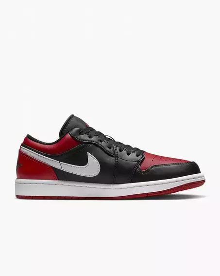 Кроссовки Air Jordan 1 Low MenS Shoes Black 553558-066 фото 4 — интернет-магазин Tapok