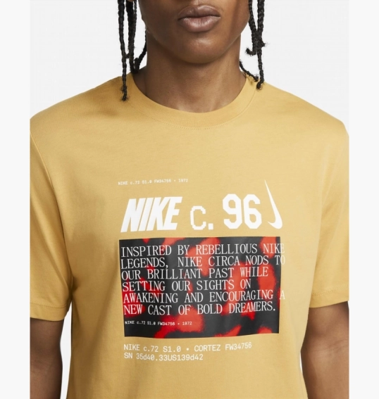Футболка чоловіча Nike Circa Tee Yellow DZ2687-725 фото 11 — інтернет-магазин Tapok