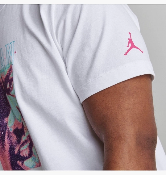 Футболка Air Jordan Jumpman Greatest Ever Graphic T-Shirt White DX9595-100 фото 14 — інтернет-магазин Tapok