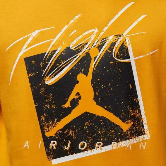 Футболка Air Jordan Brand Gfx Ss Crew 1 Yellow DX9593-717 фото 5 — интернет-магазин Tapok