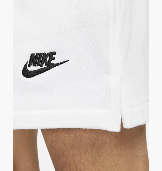 Шорты Nike Club French Terry Flow Short White DX0731-100 фото 10 — интернет-магазин Tapok