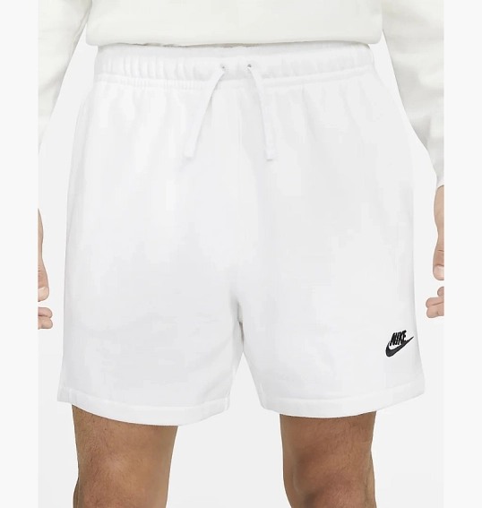 Шорты Nike Club French Terry Flow Short White DX0731-100 фото 11 — интернет-магазин Tapok