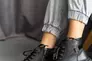 Женские ботинки кожаные зимние черные Milord 1070 Фото 2