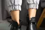 Женские ботинки кожаные зимние черные Milord 1070 Фото 4