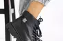 Женские ботинки кожаные зимние черные Milord 1070 Фото 8