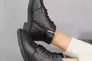 Женские ботинки кожаные зимние черные Milord 1070 Фото 15