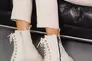 Женские ботинки кожаные зимние молочные VlaMar 206 Фото 7