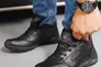 Мужские ботинки кожаные зимние черные Emirro tiros Фото 3