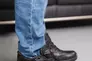 Мужские ботинки кожаные зимние черные Emirro tiros Фото 4