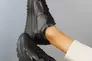 Женские кроссовки кожаные весенне-осенние черные Yuves 507 Фото 6